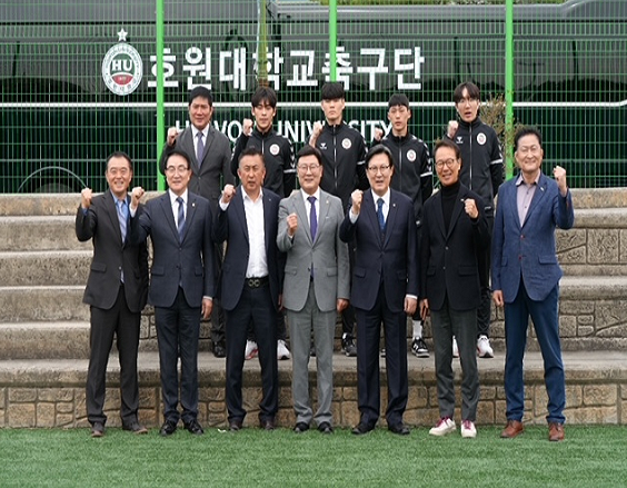 ▲호원대 스포츠단 복싱부 단체사진